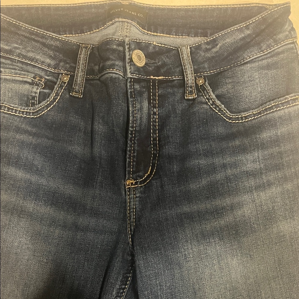 Silver Jeans Women's High Rise Indigo Denim